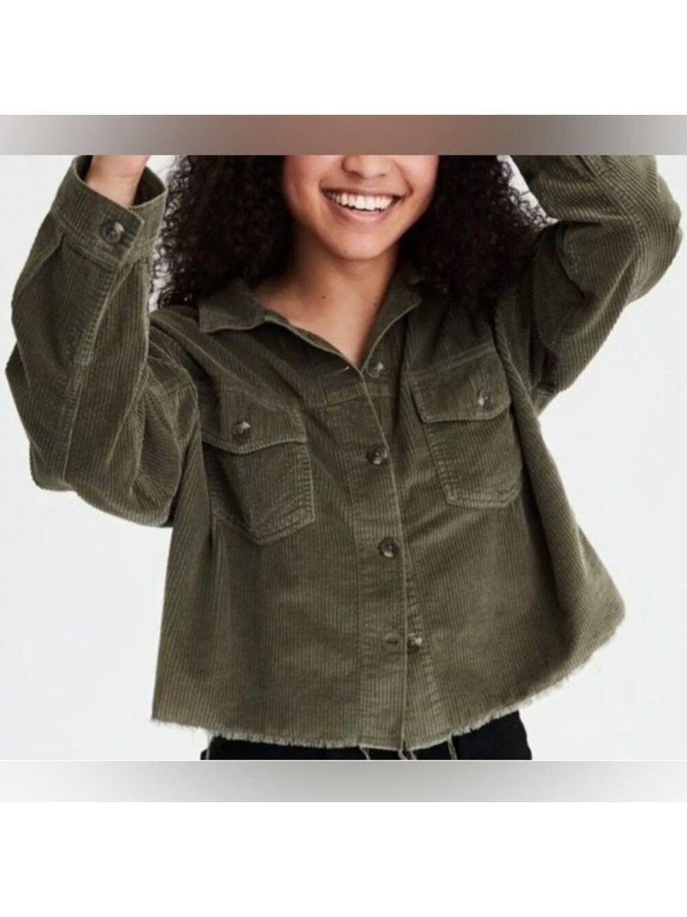 American Eagle soft corduroy jacket.